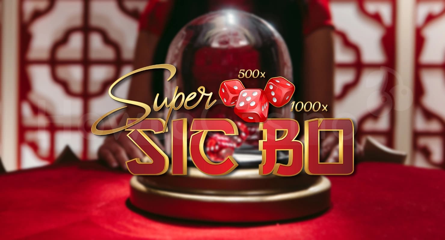 Official Live Shows logo: Super Sic Bo by Evolution at Qbet